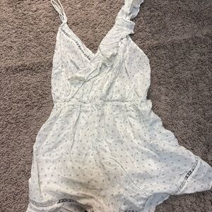FP Movement by Free People Cream Romper with Star Design